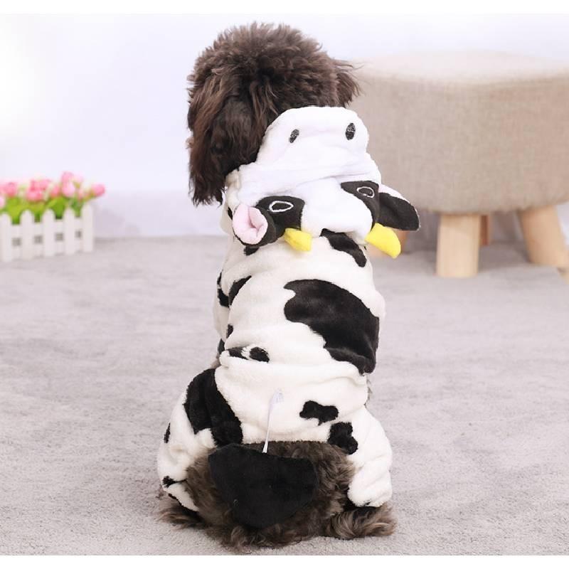 Gemütliche Korallenfleece Haustier Hundekleidung Herbst Winter Dick Warm Teddy Corgi Französische Bulldogge Katze Outfit