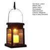 Outdoor Hanging Solar Lantern, Waterproof Rechargeable Decorative Lamp, Copper Wire Candle Light for Outside, Garden, Patio, Yard, Porch Decor