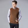 Yuanbao Needle Spring Solid Color Versatile Base Wool Vest Knitted Sweater