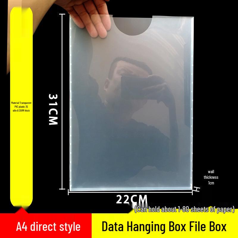 Durable Translucent Multi-Size Document Sleeve & Organizer