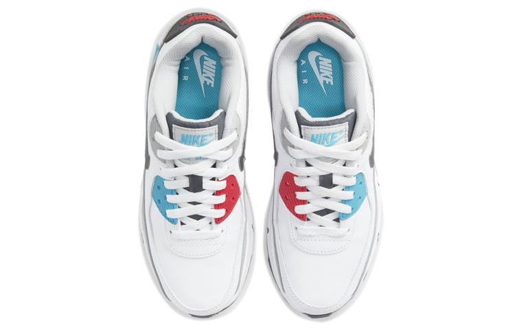 Nike Air Max 90 Leather White Chlorine Blue GS CD6864-108