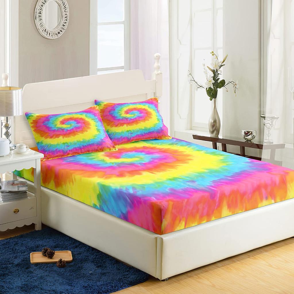 Tier Fuchs Muster Bettmütze Dreiteilig Digitaldruck Bettwäsche Bettmütze Dreiteiliges Set Kinder Und Erwachsene