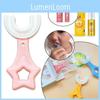 Silicone Baby Toothbrush For Infants And Toddlers With U-shaped Design**