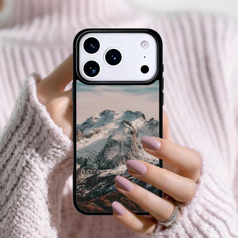 Schneeige Winterberg Handyhülle Für Apple iPhone 17 Air 16E 15 14 Plus 13 12 11 Pro Max Mini Funda Cover