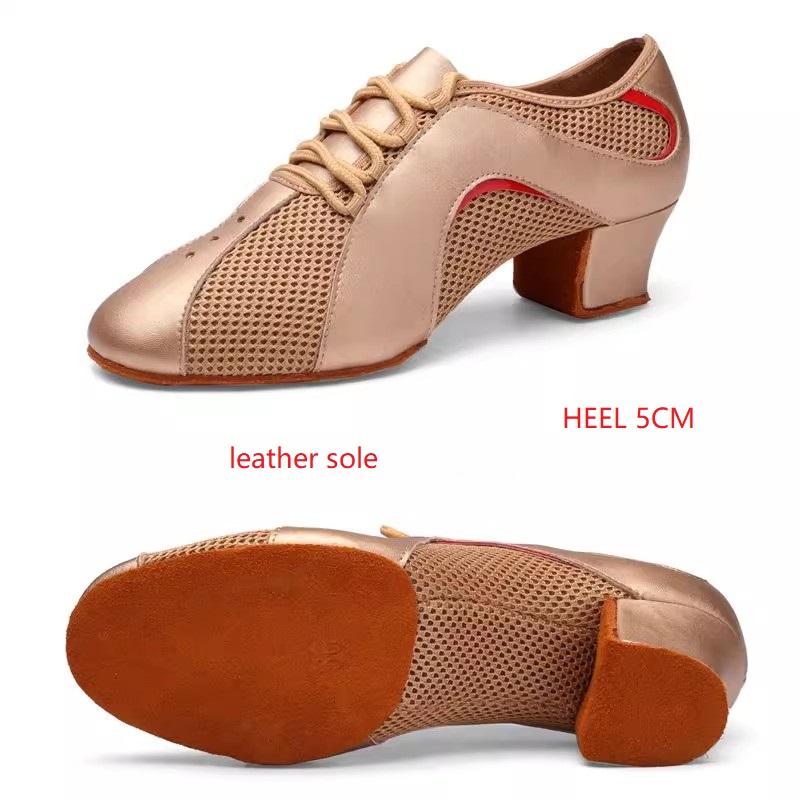 Shoes for Women Latin Dance Shoes Shape Training Ventilation Shoes Woman Square Dance Jitba Ballroom Shoes Net Sneakers