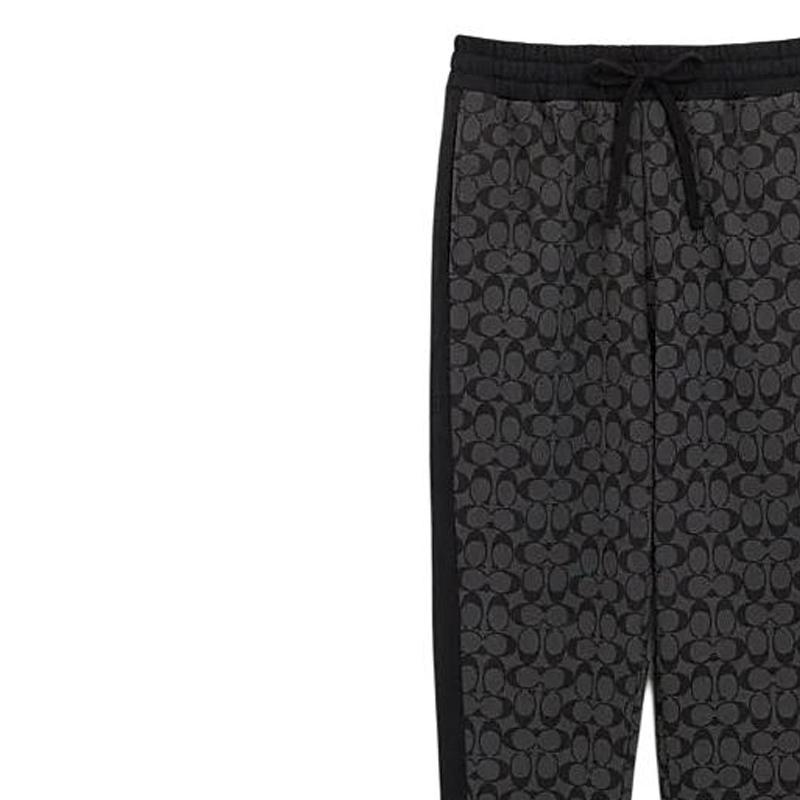 COACH SS24 Casual Pants Men's Charcoal Gray CP828-R8E