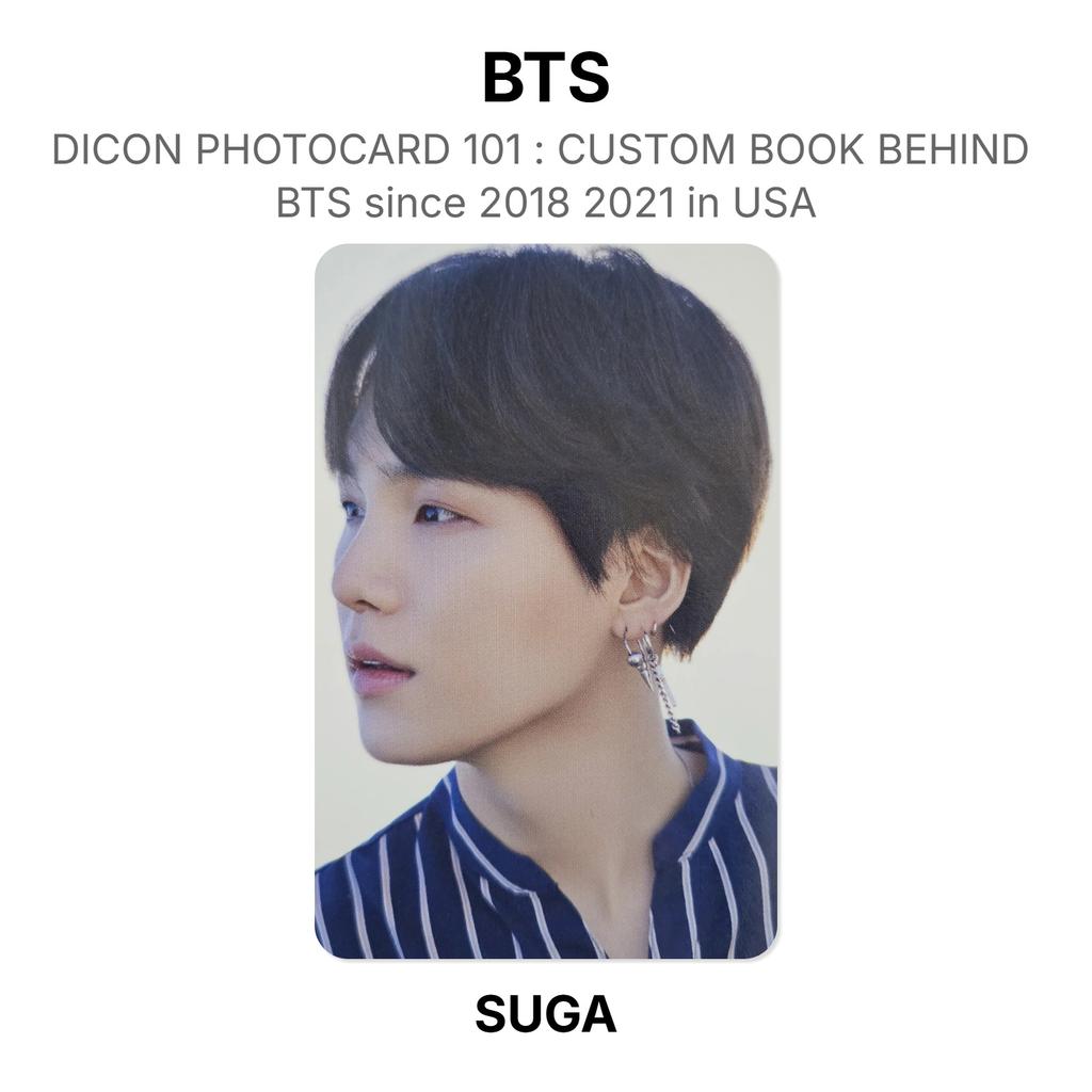 BTS DICON PHOTOCARD 101 : CUSTOM BOOK BEHIND BTS Since 2018 2021 In USA Official Photocard