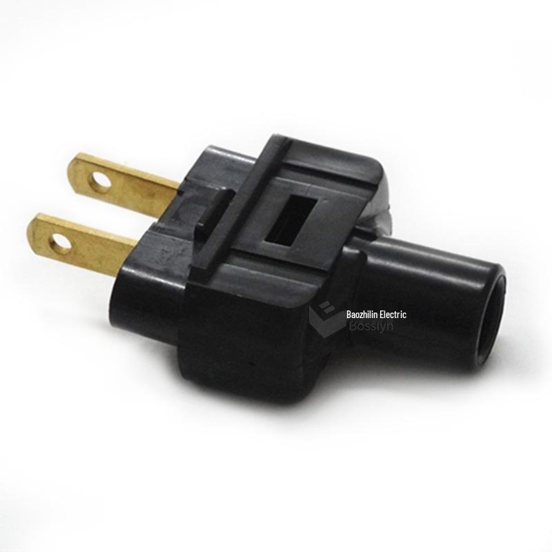 US Standard 15A Two-Flat Plug for Household Appliances HD-026