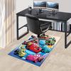 Office Rug Cars, Characters theme 3D Printed Anti-Slip Rug-Machine Washable for Living Room