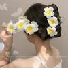 Plumeria Hairpin: Summer 2025 Women's Shark Clip with Ethnic Dai Design