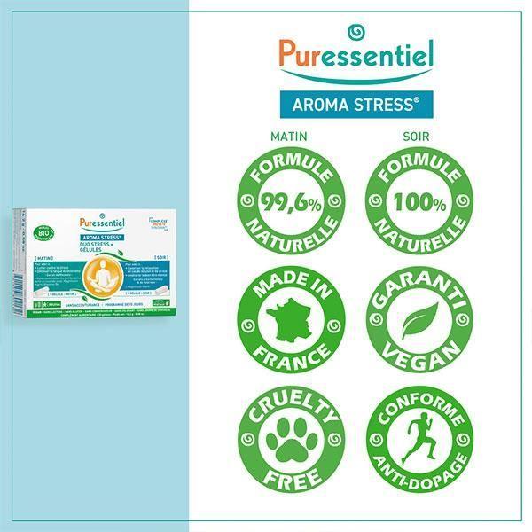 Puressentiel Aroma Stress Duo Stress+ 30 Gélules