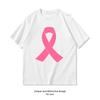 Pink October Breast Cancer Awareness Ribbon Shirt Woman Man Summer Oneck Breathable Graphic T Shirts Casual Simple S3xl