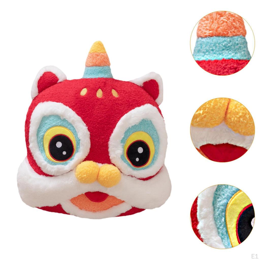 Chinese Year Pillow Lunar Decoration Decor Cartoon Cute Gift for Kids Holiday Party