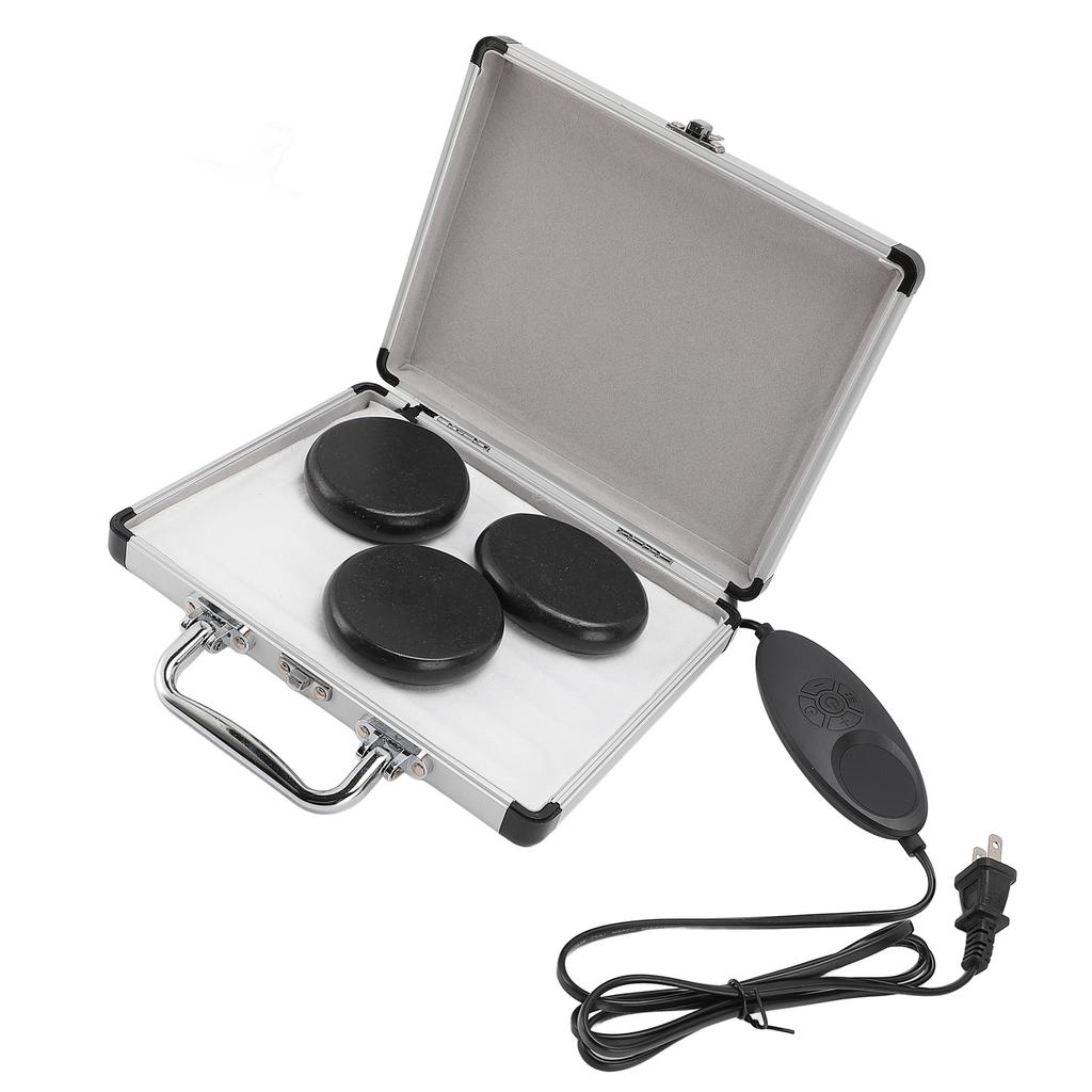 Heißsteinwärmer-Set 86-167 Fahrenheit Einstellbares Heißstein-Heizset Heiße Steine mit Heizgerät-Set