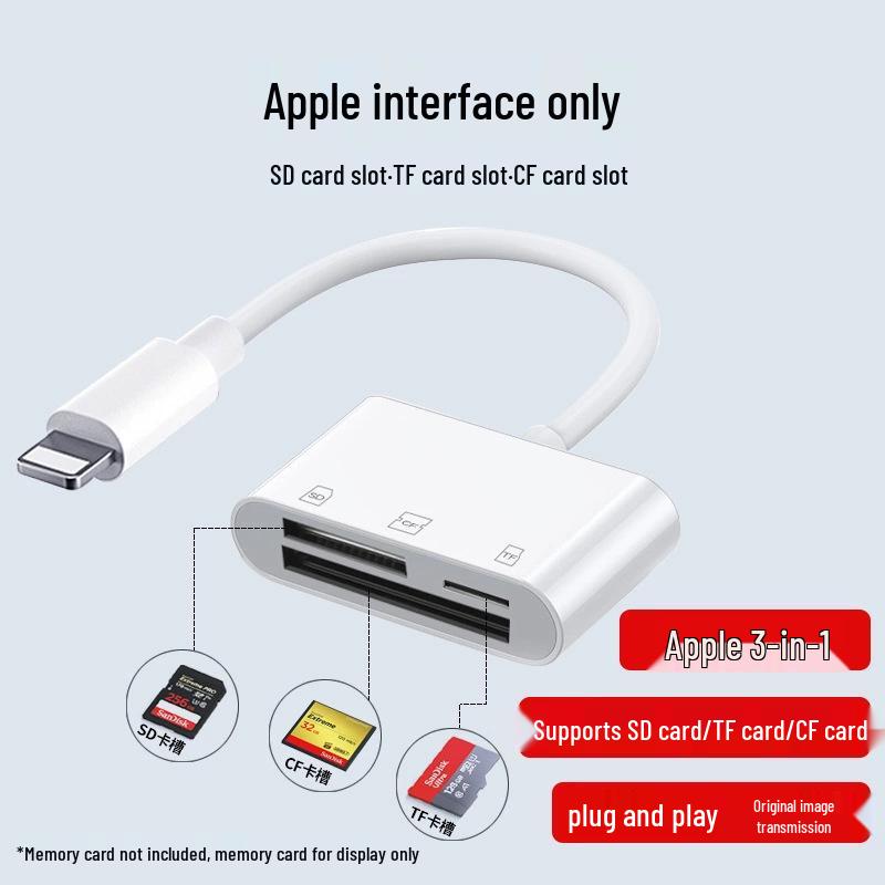 Type-C OTG 2.0 SD/TF Card Reader for Android Phones and Computers - Multi-Function Disk.