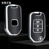 Moderne TPU Auto Klappschlüssel Hülle Cover Schale Fob Für Honda Civic Hrv Crv Xrv Cr-V Crider Odyssey Pilot Fit Freed Accord Zubehör