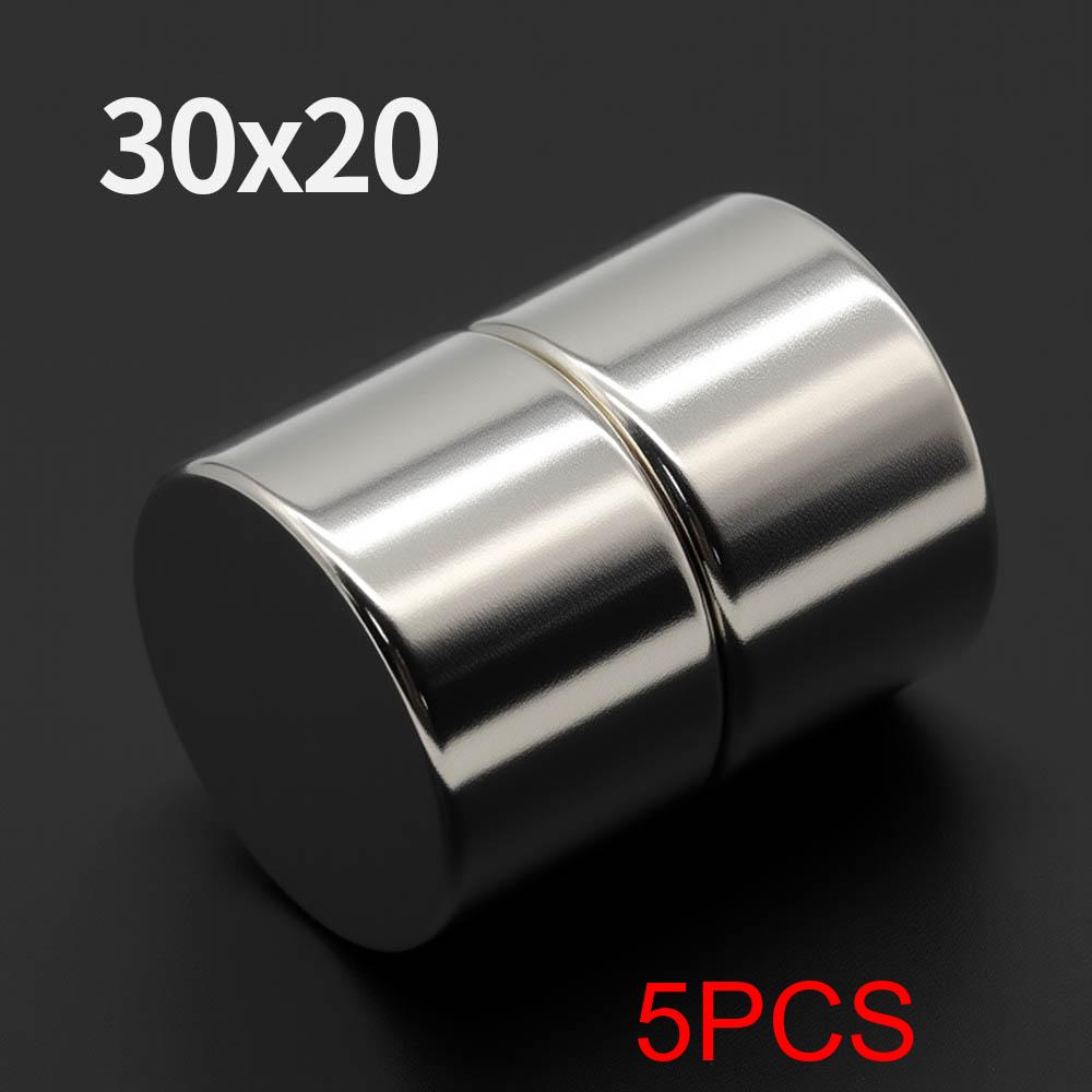 30x20mm Powerful Neodymium Magnet N35 NdfeB Permanent Magnetic imanes Round Super Strong Fridge Magnets DIY