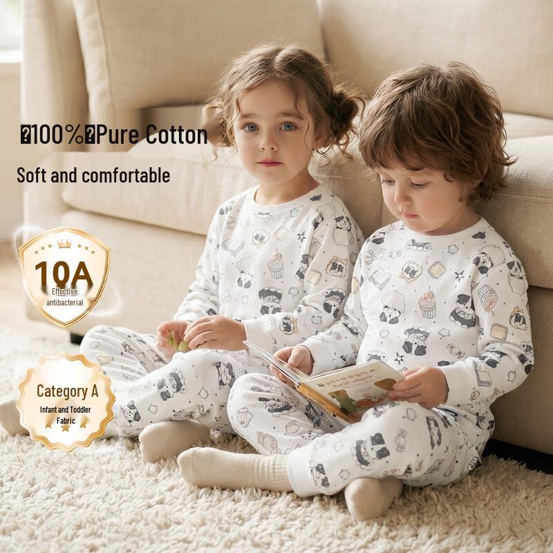 ASK JUNIOR 10A Antibacterial Kids  Pajama Set 140
