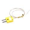 High Accuracy K Type Thermocouple Probe Cable with Coating Quick Connect Plugs Oxidation Resistant for Industry