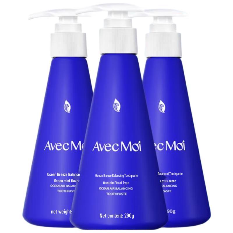 

Avec Moi Probiotic Whitening & Fresh Press Toothpaste, 3-Pack