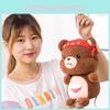 Bear Irresistible Teddy Plush Doll With Charming Features Ideal For Children And Collectors