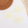 100pcs Dreamy Embroidery Lace Butterfly Appliques 3D Sewing Craft Decoration  Hair Clip Accessories