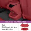 For Avatr 06 2024-2026 Anti-kick Pad Rear Seat Anti-scratch Pad Back Anti-dirt Pad Retrofit Interior Accessories Automobiles
