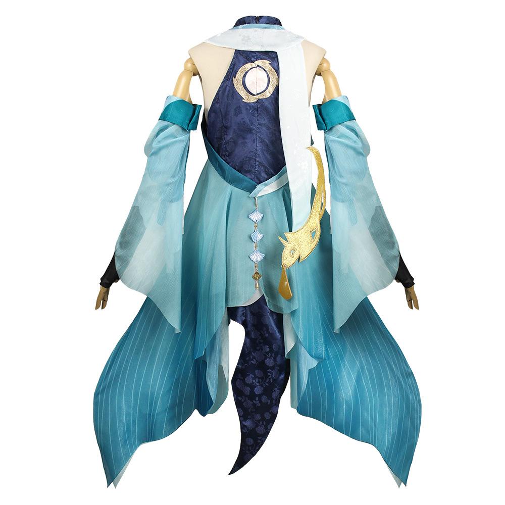   Pinger Cosplay Costume Dress Madame Ping Uniform Halloween Carnival Party Clothes Game Role Play Outfit Women