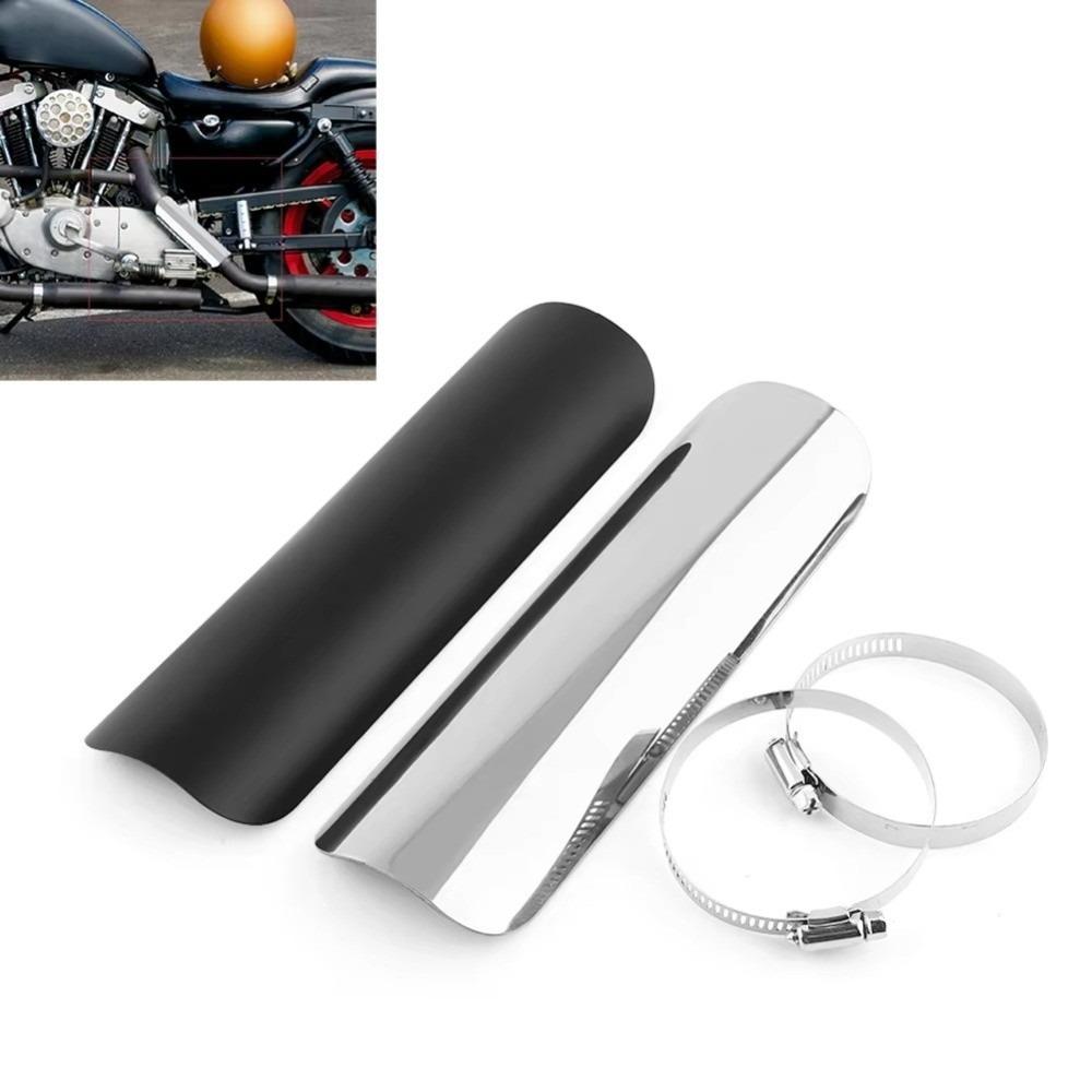 Aluminum Alloy Motorcycle Exhaust Heat Shield  for Harley Cruiser Bobber Chopper Modified Exhaust