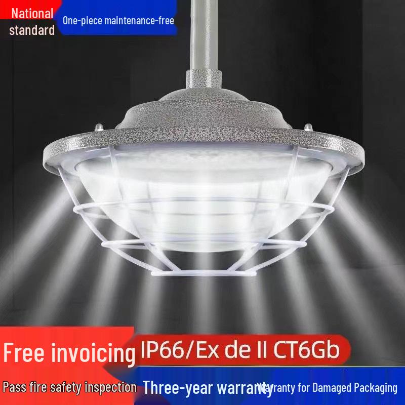 

Explosion-Proof High-Power LED Light for Warehouses, Factories, Gas Stations, and Construction Sites—Waterproof and Durable 30W (Pendant Mounted Explosion-proof Light)