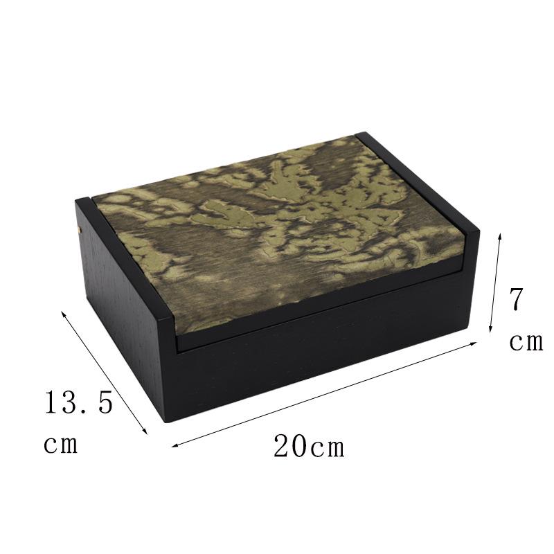 

Wabi-Sabi Style Designer Jewelry Box: Elegant Home Decor & Accessory Storage 20 x 13.5 x 7 cm темно-зеленого