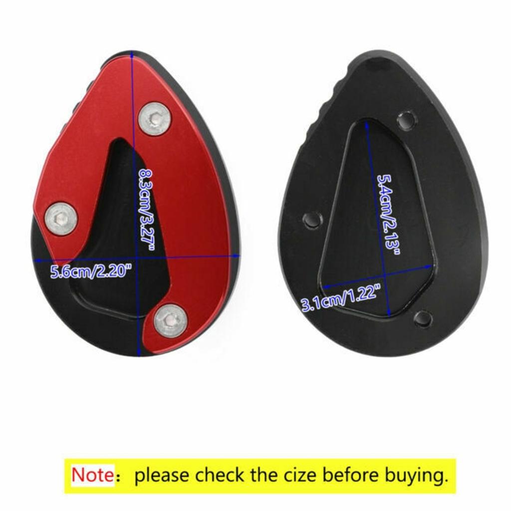 Motorbike Kickstand Sidestand Extension Enlarger Pad Fit for   1199 1299 Panigale