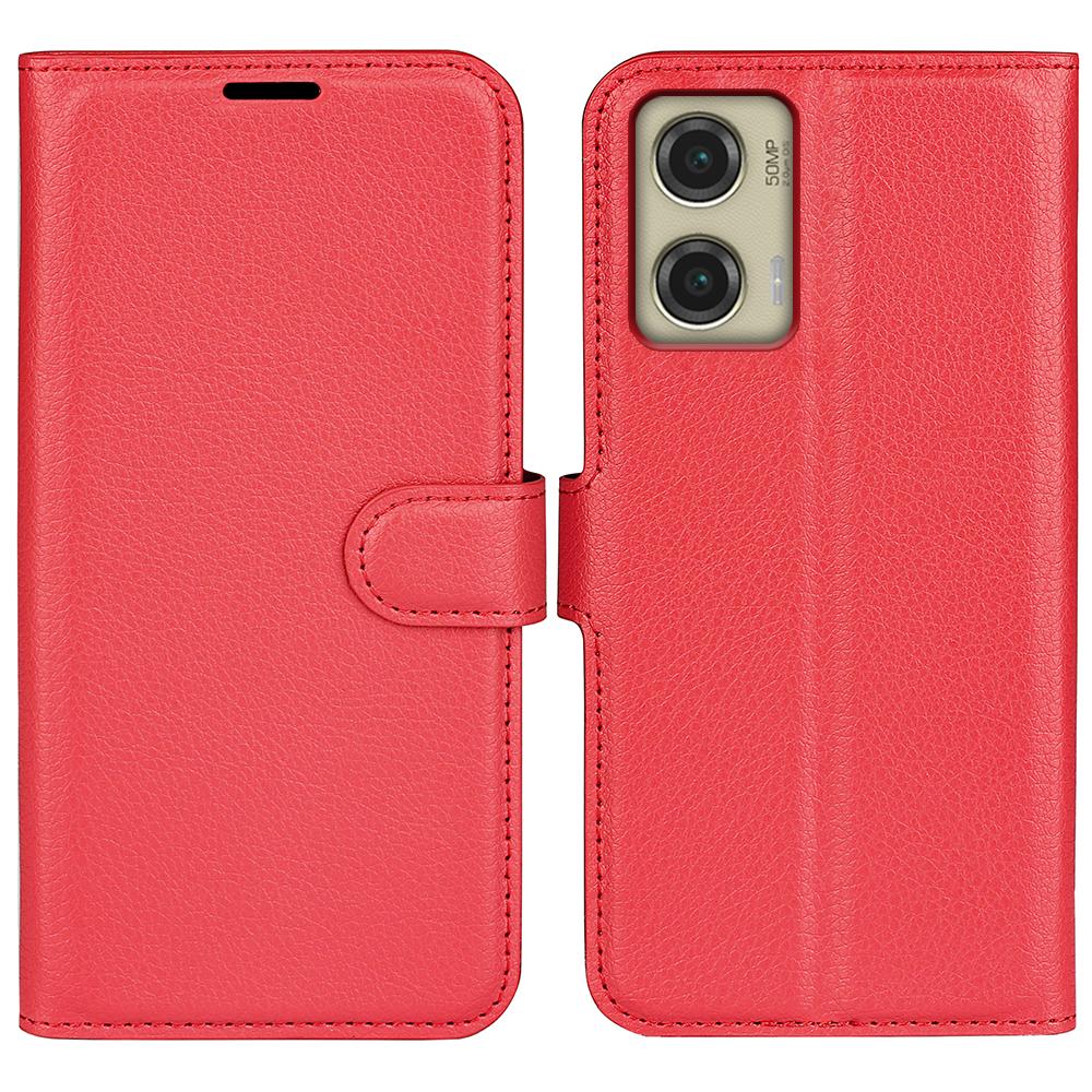 For Motorola Moto G Stylus 5G (2024) Case Litchi Texture Shockproof Leather Wallet Phone Cover