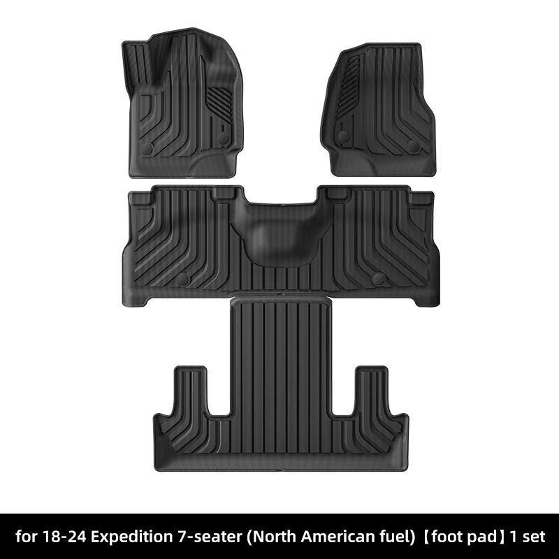 Ford Expedition 2018-2024 Car Floor and Trunk Mats - Conqueror TPE Series.