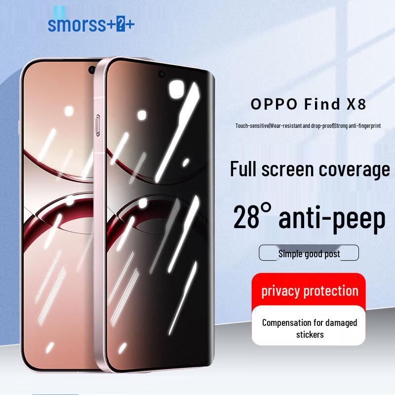Smorss Bildschirmschutz und Objektivschutz für OPPO Find X Serie