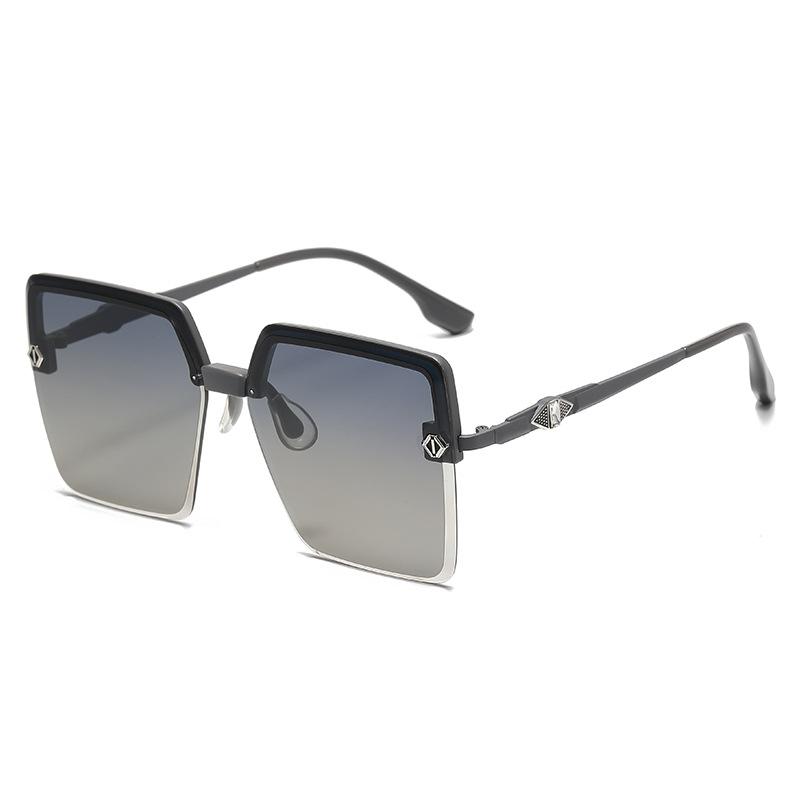 

JYL TS Women s Oversized Diamond-Cut Semi-Rimless - Polarized Anti-Glare Shades TZ-7503 c-716 червоно-бузковий
