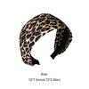 Retro Korean Wide Headband Temperament Elegant Leopard Hairband Face Wash Y2k Women Hair Hoop Hair Accessories