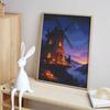 Halloween windmill pumpkin witch diamond painting kit handmade diy painting home decoration painting