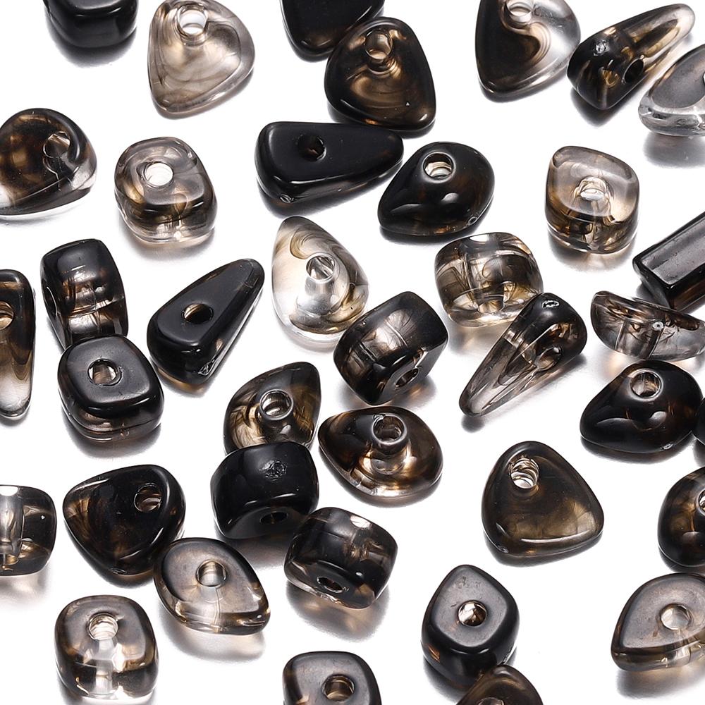 50/100 pezzi 5~8mm Pietra Naturale Imitazione Perline Acriliche Irregolari Perline Distanziatrici per la Realizzazione di Gioielli Charms Fai da Te Braccialetti Accessori