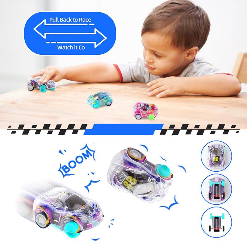 12/24Pcs Pull Back Racing Car Mini Vehicle Toys Kids Toddlers Birthday Party Favors Gift for Guests Pinata Goodie Bag Fillers
