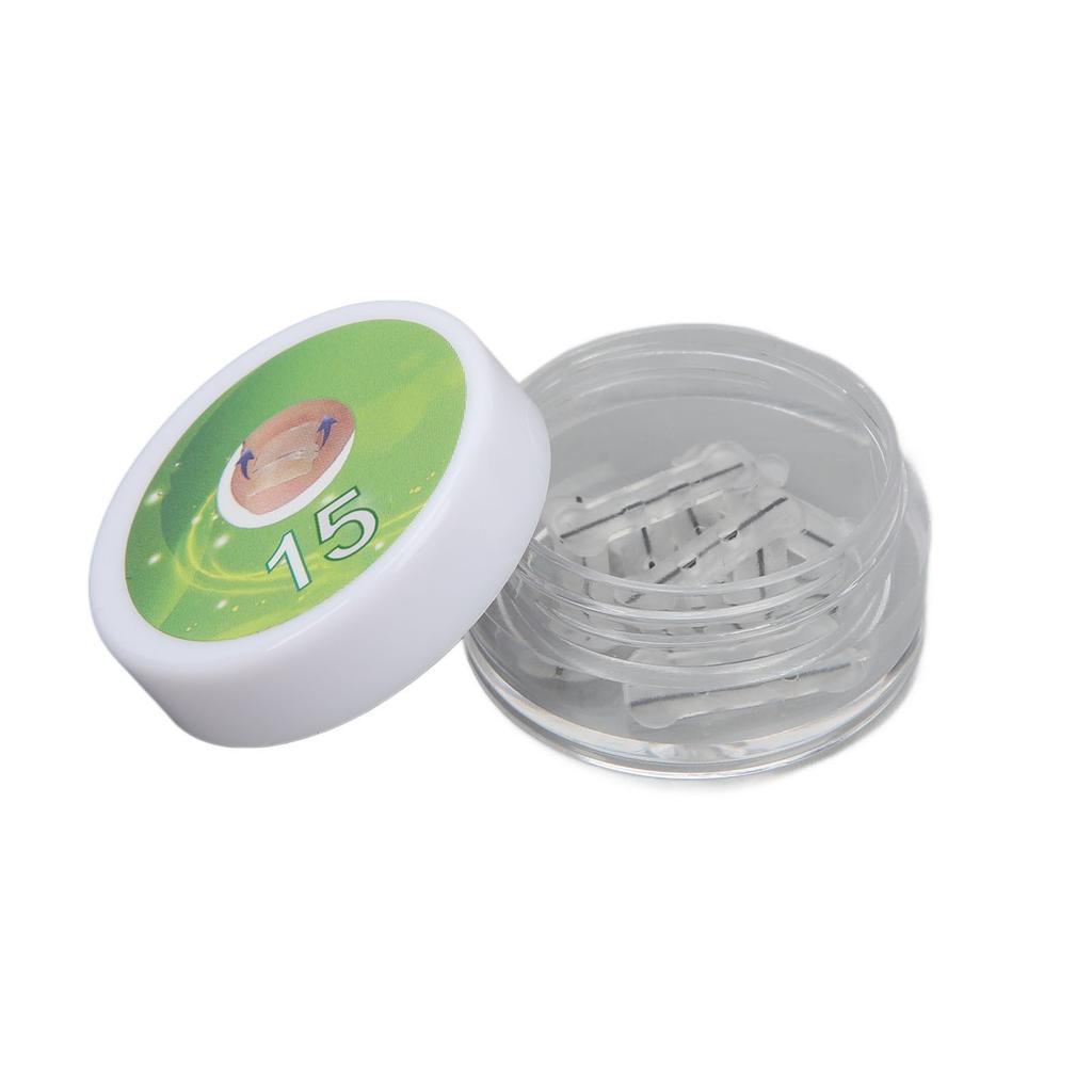 10pcs Toenail Correction Strips Brace Elastic Change Growth Direction Ingrown Toenail Correction Brace 0.6in