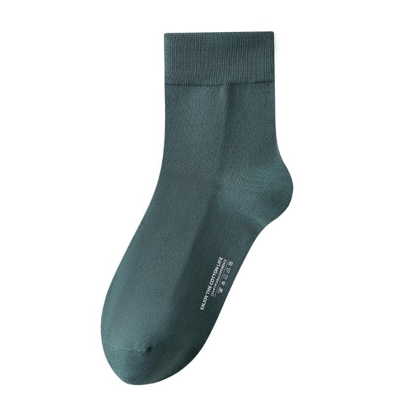 Male Spring and Autumn Cotton Anti Bacterial Deodorant Sweat Absorption Breathable Tube Socks