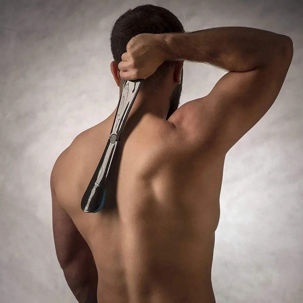 Foldable Sponge Back Applicator Long Handle Bathing Tool Convenient Back Beauty Brush Women