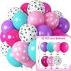 Neues Jahr Matt Glitzer Metallisch Latex Ballon Set für Dekorative Foto Atmosphäre