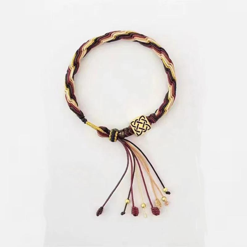 

Аниме Странник Нахида Ху Тао Чжунли Каэдехара Казуха Регулируемый браслет DIY Подарок