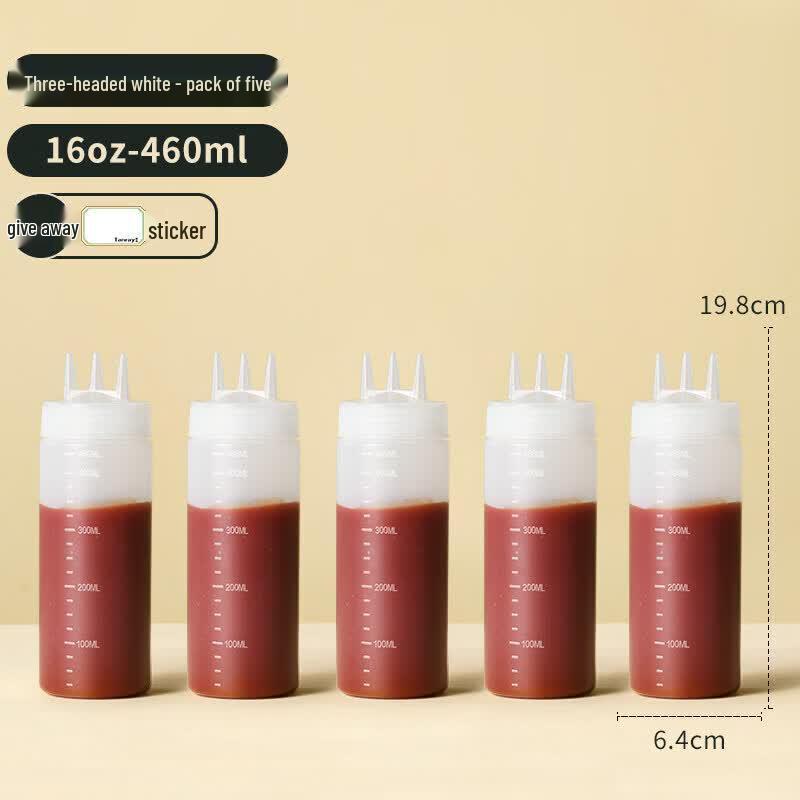 ZISIZ Plastic Squeeze Sauce Bottle