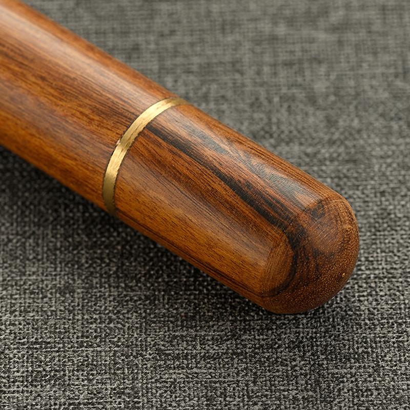 Portable Solid Wood Mini Ear Cleaner Keychains Ear Wax Removal Tool Earpick Cleaning Ears Ear Spoon Attached Key Ring With Cover