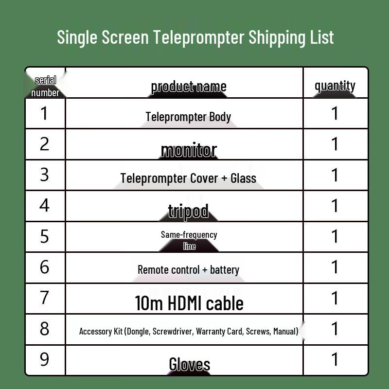 JiaShiYing Professional Teleprompter