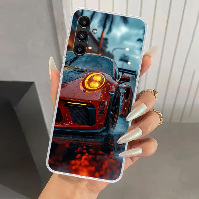 Sports Car 911 Phone Case for Samsung Galaxy A17 A16 A37 A26 A36 A57 A56 A15 A25 A35 A55 A14 A24 A34 A54 A13 A23 A33 A53 Galaxy