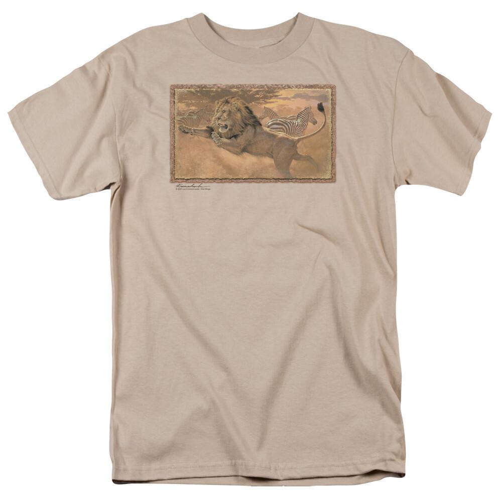 Wild Wings Rushing Lion T-Shirt L